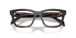 Prada PR C10V women Havana Squared Eyeglasses