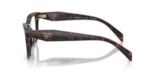 Prada PR C10V women Havana Squared Eyeglasses