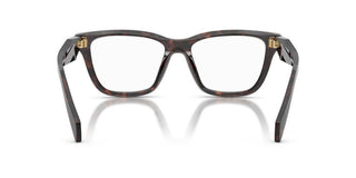 Prada PR C10V women Havana Squared Eyeglasses