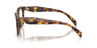 Prada PR C11V women Havana Geometric Eyeglasses