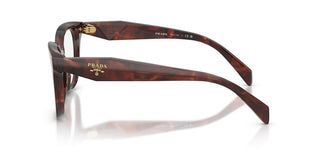 Prada PR C11V women Havana Geometric Eyeglasses