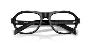 Prada Pr C12v Women Black Pilot Eyeglasses