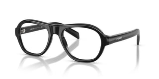 Prada Pr C12v Women Black Pilot Eyeglasses