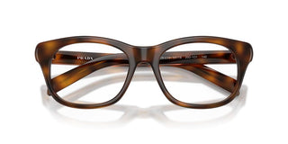 Prada PR C13V women Havana Squared Eyeglasses