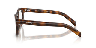 Prada PR C13V women Havana Squared Eyeglasses