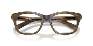 Prada PR C13V women Brown Squared Eyeglasses