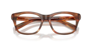 Prada PR C13V women Brown Squared Eyeglasses