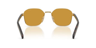 Prada Pr C50s Men Gold Geometric Sunglasses
