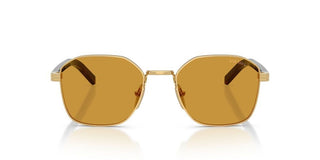 Prada Pr C50s Men Gold Geometric Sunglasses