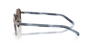 Prada Pr C50s Men Ruthenium Geometric Sunglasses