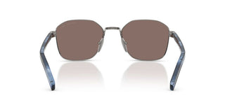 Prada Pr C50s Men Ruthenium Geometric Sunglasses