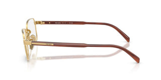 Prada PR C50VD men Gold Eyeglasses
