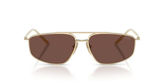 Prada PR C51S women Gold Geometric Sunglasses