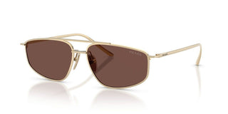 Prada PR C51S women Gold Geometric Sunglasses
