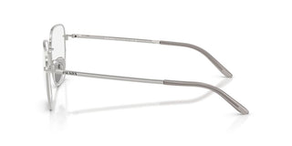 Prada PR C51VD women Silver Geometric Eyeglasses