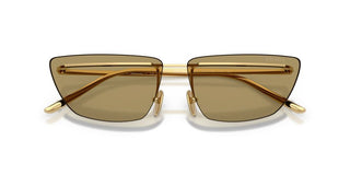 Prada PR C52S women Gold Cat Eye Sunglasses