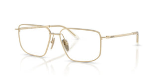 Prada PR C52V women Gold Geometric Eyeglasses