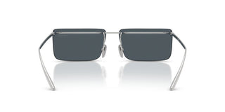 Prada PR C53S men Silver Rectangle Sunglasses