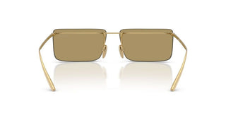 Prada PR C53S men Gold Rectangle Sunglasses