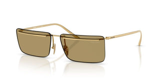 Prada PR C53S men Gold Rectangle Sunglasses