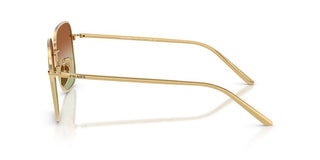 Prada PR C54SD women Gold Geometric Sunglasses