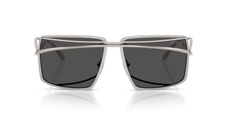 Prada PR C55S men Silver Geometric Sunglasses
