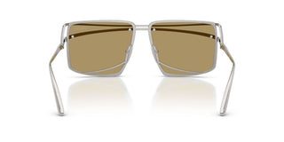 Prada PR C55S men Silver Geometric Sunglasses