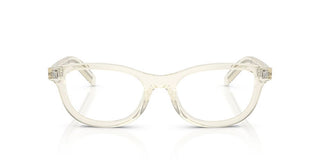 Prada Pr D01vu Women Yellow Cat Eye Eyeglasses