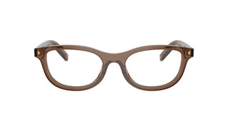Prada Pr D01vu Women Brown Cat Eye Eyeglasses