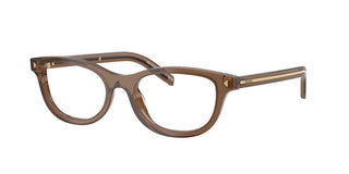 Prada Pr D01vu Women Brown Cat Eye Eyeglasses