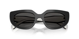Prada PR D02S women Black Cat Eye Sunglasses