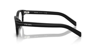 Prada Pr D03vu Women Black Oval Eyeglasses