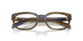 Prada PR D03VU women Green Oval Eyeglasses
