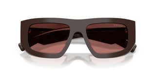 Prada Pr D04su Women Red Rectangle Sunglasses
