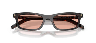 Prada PR D05S women Havana Rectangle Sunglasses