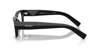 Prada PR D06V men Black Rectangle Eyeglasses