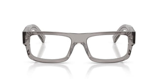 Prada PR D06V men Grey Rectangle Eyeglasses