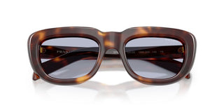 Prada PR D07S women Havana Cat Eye Sunglasses