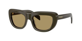 Prada PR D07S women Green Cat Eye Sunglasses