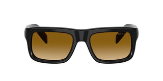 Prada PR D11S men Brown Rectangle Sunglasses