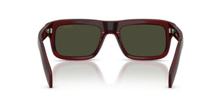 Prada PR D11S men Red Rectangle Sunglasses