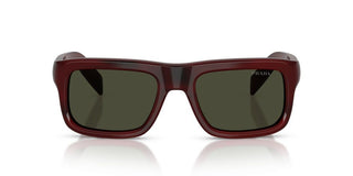 Prada PR D11S men Red Rectangle Sunglasses
