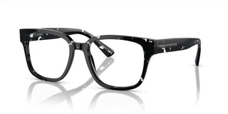 Prada PR A09V men Havana Squared Eyeglasses