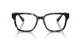 Prada PR A09V men Havana Squared Eyeglasses