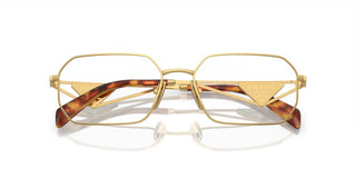 Prada PR A53V women Gold Geometric Eyeglasses