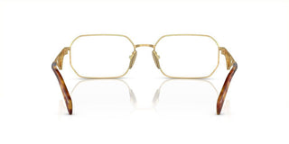Prada PR A53V women Gold Geometric Eyeglasses