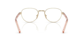 Prada PR B53V women Gold Round Eyeglasses