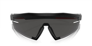 Prada Linea Rossa PS 03ZS men Black Shield Sunglasses