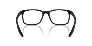 Prada Linea Rossa Ps 08rv Men Black Squared Eyeglasses