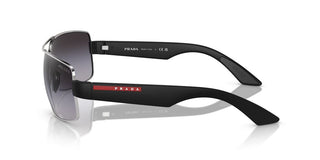 Prada Linea Rossa PS 50ZS men Silver Geometric Sunglasses